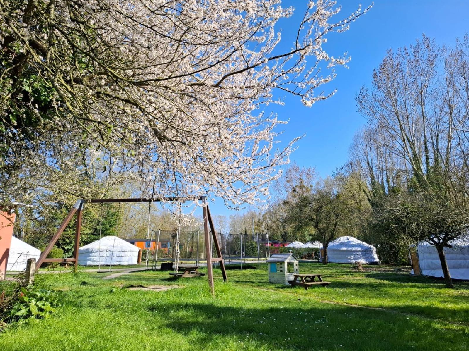 Le Village Insolite Yourte Et Roulotte Saint-Benoit-des-Ondes Exterior photo